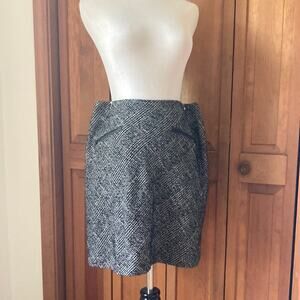 Talbots Tweed Mini Skirt, Size 10